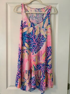 Lilly Pulitzer Tropical shift dress Dress 100% cotton